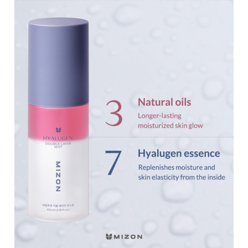 Mizon - *Hyalugen* - Feuchtigkeitsspendendes Gesichtsspray Double Layer Mist