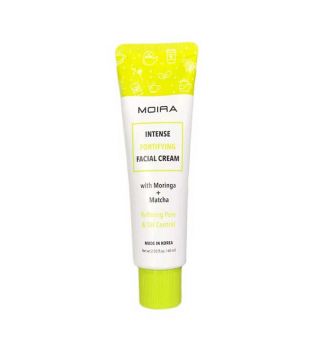 Moira - Shine Control Face Cream Intense Fortfying - Moringa & Matcha