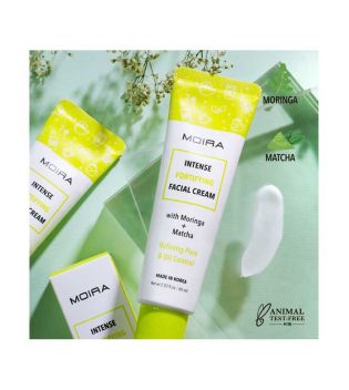 Moira - Shine Control Face Cream Intense Fortfying - Moringa & Matcha