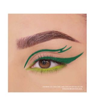 Moira – Wasserfester Eyeliner Eye catching Dip Liner - 10: Emerald