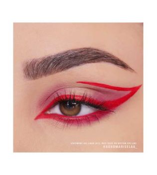 Moira – Wasserfester Eyeliner Eye catching Dip Liner - 13: Red