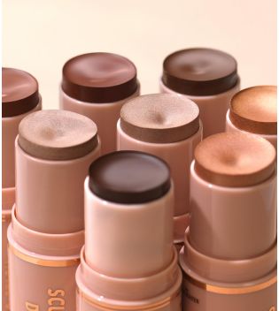 Moira - Sculpt & Glow Contour and Highlighter Duo Stick - 100: Fun Day Out