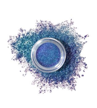 Moira – Lose Pigmente Starstruck Chrome Loose Powder - 014: Ocean Blue