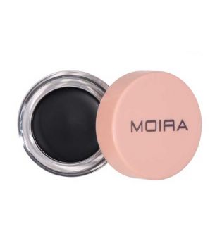 Moira - 2-in-1-Creme-Lidschatten & Primer - 08: Black