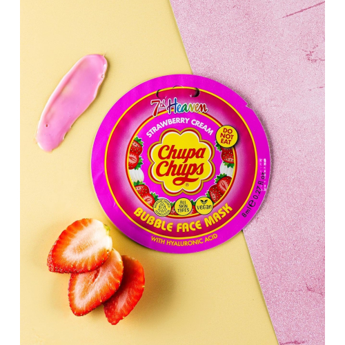 Montagne Jeunesse - 7th Heaven - *Chupa Chups* - Gesichtsmaske Jelly - Erdbeeren und Sahne