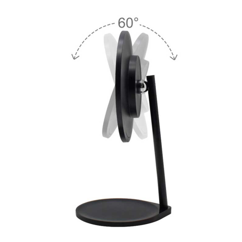 MQBeauty - Schwarzer Kosmetikspiegel mit dimmbarer LED-Beleuchtung