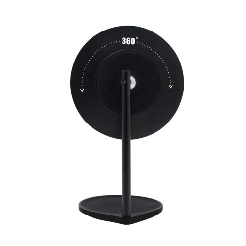 MQBeauty - Schwarzer Kosmetikspiegel mit dimmbarer LED-Beleuchtung