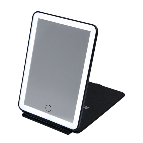 MQBeauty - Wiederaufladbarer Reisespiegel mit LED-Beleuchtung