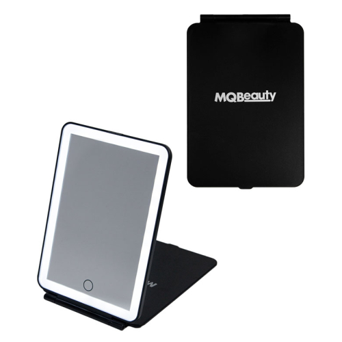 MQBeauty - Wiederaufladbarer Reisespiegel mit LED-Beleuchtung