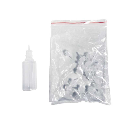 MQBeauty - Transparente Kosmetiktasche + 24 Flaschen à 15 ml