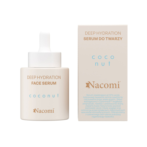 Nacomi - *Deep Hydration* – Feuchtigkeitsspendendes Gesichtsserum mit Kokosnuss