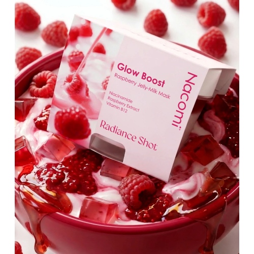 Nacomi - Gesichtsmaske Jelly Bouncy Skin - Raspberry Milk