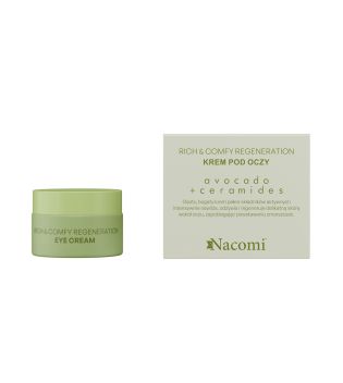 Nacomi - *Rich & Comfy Regeneration* – Augenkontur mit Avocado und Ceramiden