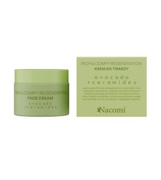 Nacomi - *Rich & Comfy Regeneration* – Regenerierende Gesichtscreme mit Avocado und Ceramiden