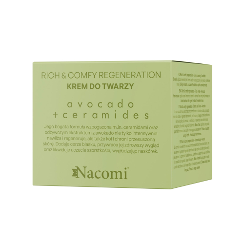 Nacomi - *Rich & Comfy Regeneration* – Regenerierende Gesichtscreme mit Avocado und Ceramiden