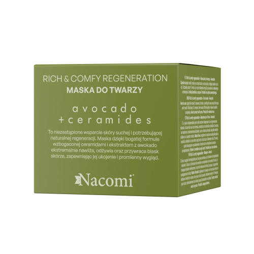 Nacomi - *Rich & Comfy Regeneration* – Regenerierende Gesichtsmaske mit Avocado und Ceramiden