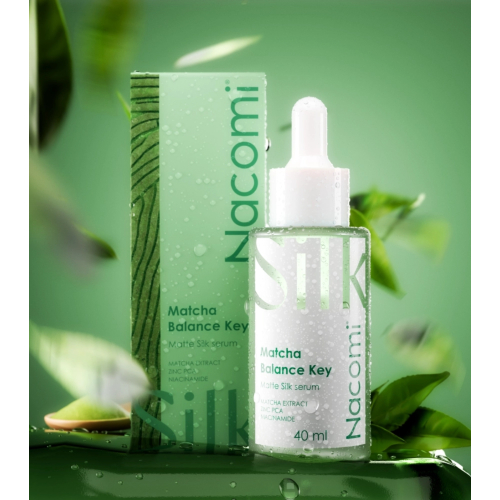 Nacomi -*Silk* - Mattierendes Serum Matcha Balance Key