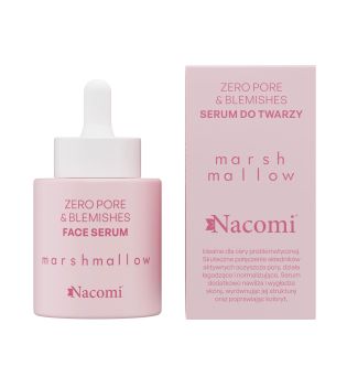 Nacomi - *Zero Pore & Blemishes* – Gesichtsserum mit Marshmallow