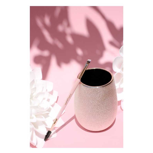 Natalia Surymta - Abgeschrägter Pinsel + Augenbrauenpinsel - N6