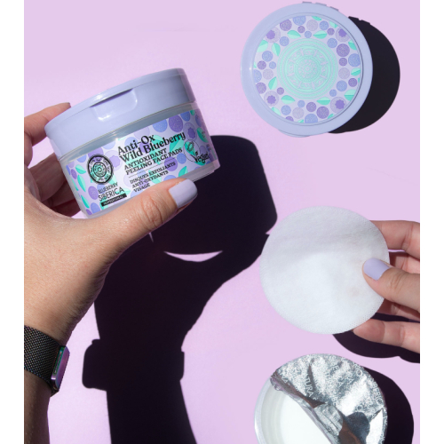 Natura Siberica - *Blueberry Siberica* - Antioxidative Peeling-Gesichtsscheiben