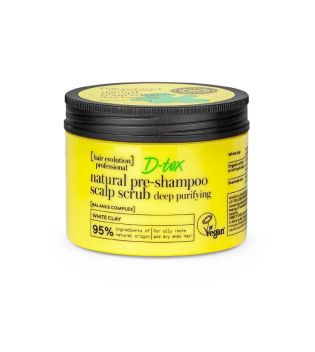 Natura Siberica - *Hair Evolution* - D-tox White Clay Pre-Shampoo Kopfhautpeeling - Tiefenreinigung
