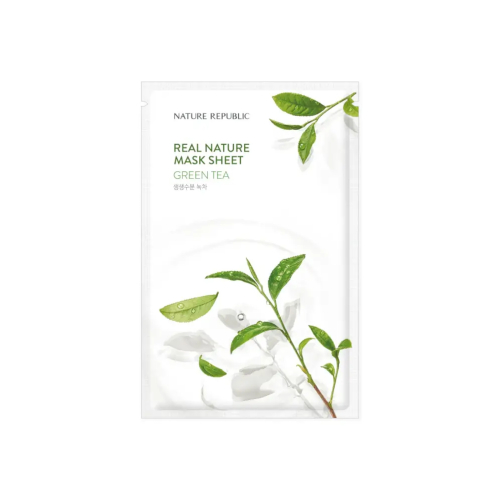 Nature Republic - Gesichtsmaske Real Nature Green Tea