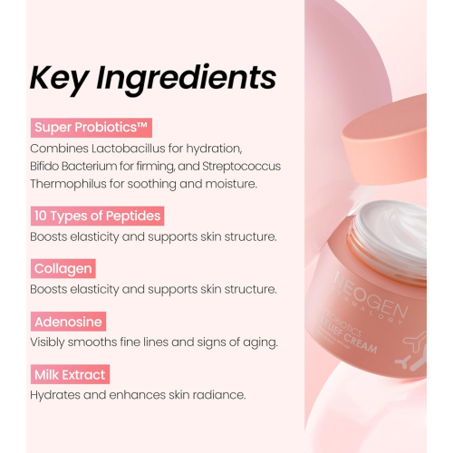 Neogen - Beruhigende Gesichtscreme Dermalogy Probiotics Relief