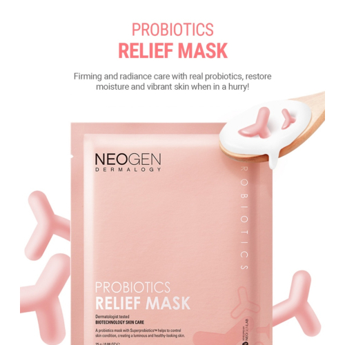 Neogen - Beruhigende Gesichtsmaske Dermalogy Probiotics Relief