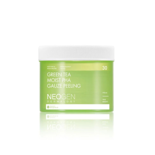 Neogen - Peeling-Pads für das Gesicht - Green Tea Moist Pha Gauze Peeling