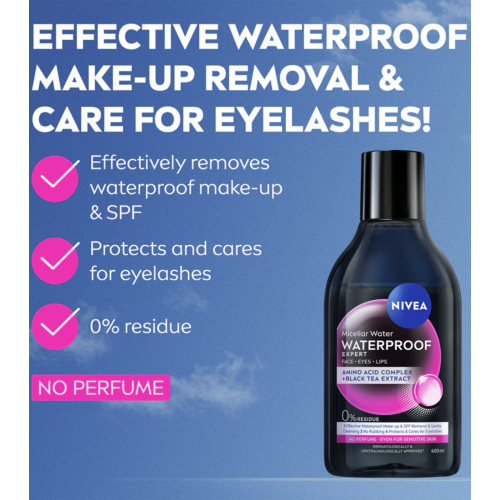 Nivea - Mizellenwasser Waterproof