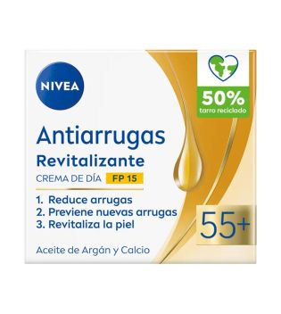 Nivea – Revitalisierende Anti-Falten-Tagescreme 55+ FP15 – Reife Haut