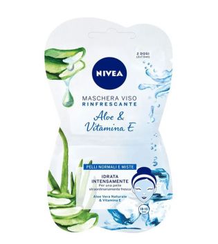 Nivea - Erfrischende Gesichtsmaske - Aloe Vera & Vitamin E