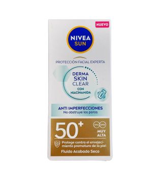 Nivea Sun – Gesichtsschutz gegen Hautunreinheiten – Lichtschutzfaktor 50+: Sehr hoch