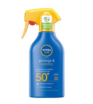 Nivea Sun - Sonnencreme schützt und spendet Feuchtigkeit Spray - SPF50+: Sehr hohe