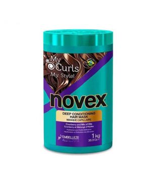 Novex - *My Curl My Style* - Konditionierende Haarmaske 1 kg - Lockiges Haar