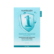 Numbuzin - Feuchtigkeitsspendende Gesichtsmaske No.1 Pantothenic B5 Hyaluronic Active Clear