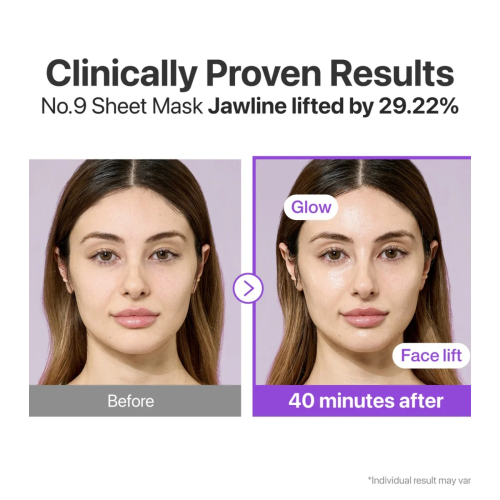 Numbuzin - Gesichtsmaske No.9 Nad Bio Lifting