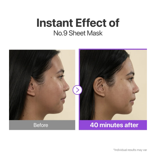 Numbuzin - Gesichtsmaske No.9 Nad Bio Lifting