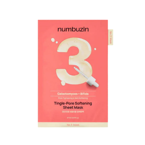 Numbuzin - Gesichtsmaske zur Porenverfeinerung No.3 Tingle-Pore Softening