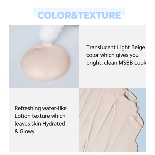 Numbuzin - Getönte Sonnencreme No.1 Pure Glass Clean Tone Up SPF 50+ PA++++