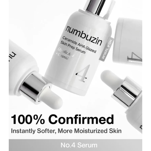 Numbuzin - Peeling-Serum Nr. 4 mit Ceramiden und AHA Glazed Skin Prep