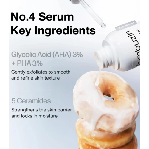 Numbuzin - Peeling-Serum Nr. 4 mit Ceramiden und AHA Glazed Skin Prep