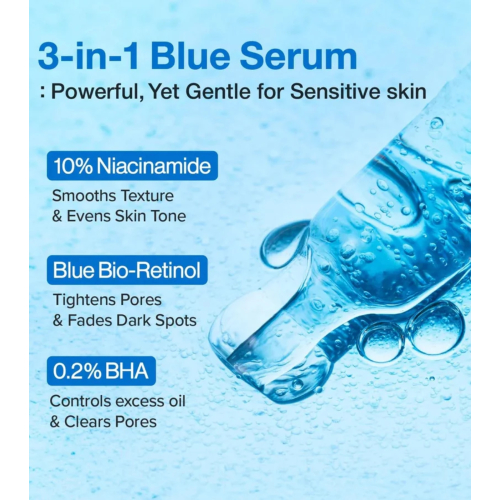 Numbuzin - Porenverfeinerndes Serum No.3 Blue Bio-Retinol