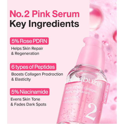 Numbuzin - Aufpolsterndes Serum No.2 Rose PDRN Collagen Plumping