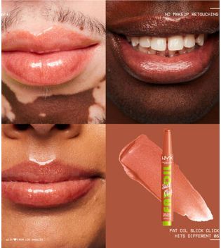 Nyx Professional Makeup – Lippenbalsam Fat Oil Slick Click - 06: Hits Different