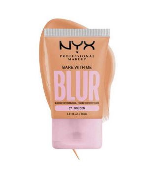 Nyx Professional Makeup – Blurring Foundation Bare With Me Blur Skin Tint - 07: Golden