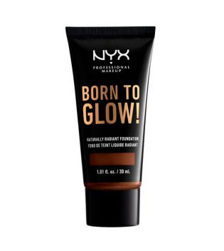 Nyx Professional Makeup - Born to Glow! Foundation - BTGRF22.7: Deep Walnut