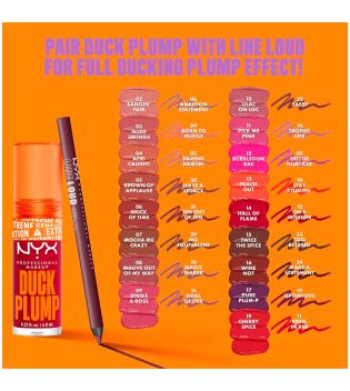 Nyx Professional Makeup – Volumengebender Lipgloss Duck Plump -  08: Mauve Out My Way