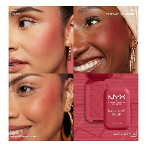 NYX Professional Makeup - Puderrouge Buttermelt - 10: Back and Butta