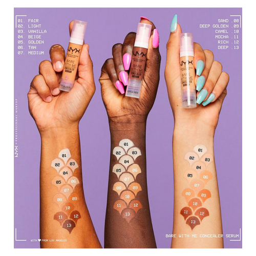 Nyx Professional Makeup - Concealer Serum Bare With Me - 12: Rich